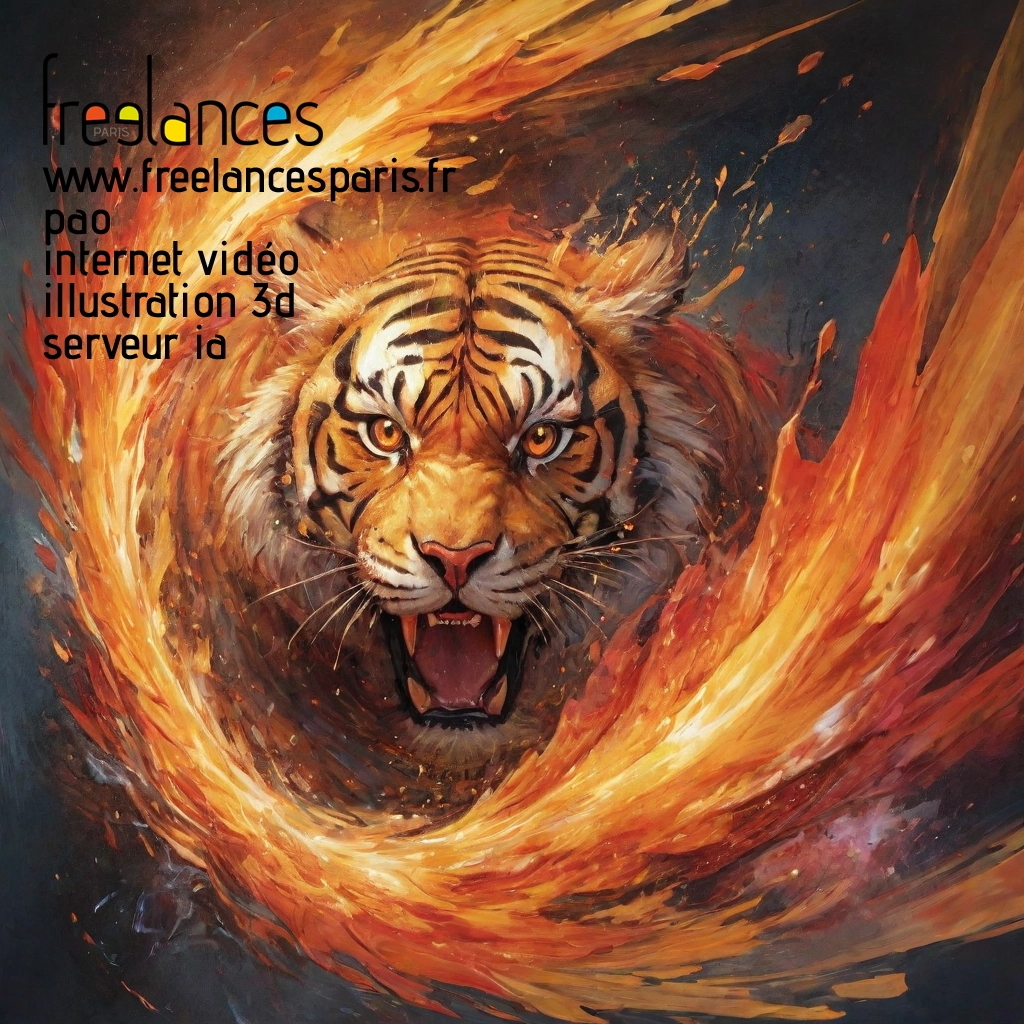 Pao mise en page internet vidéo illustration 3d serveur IA générative AI freelance paris studio de création magazines lu73frv0